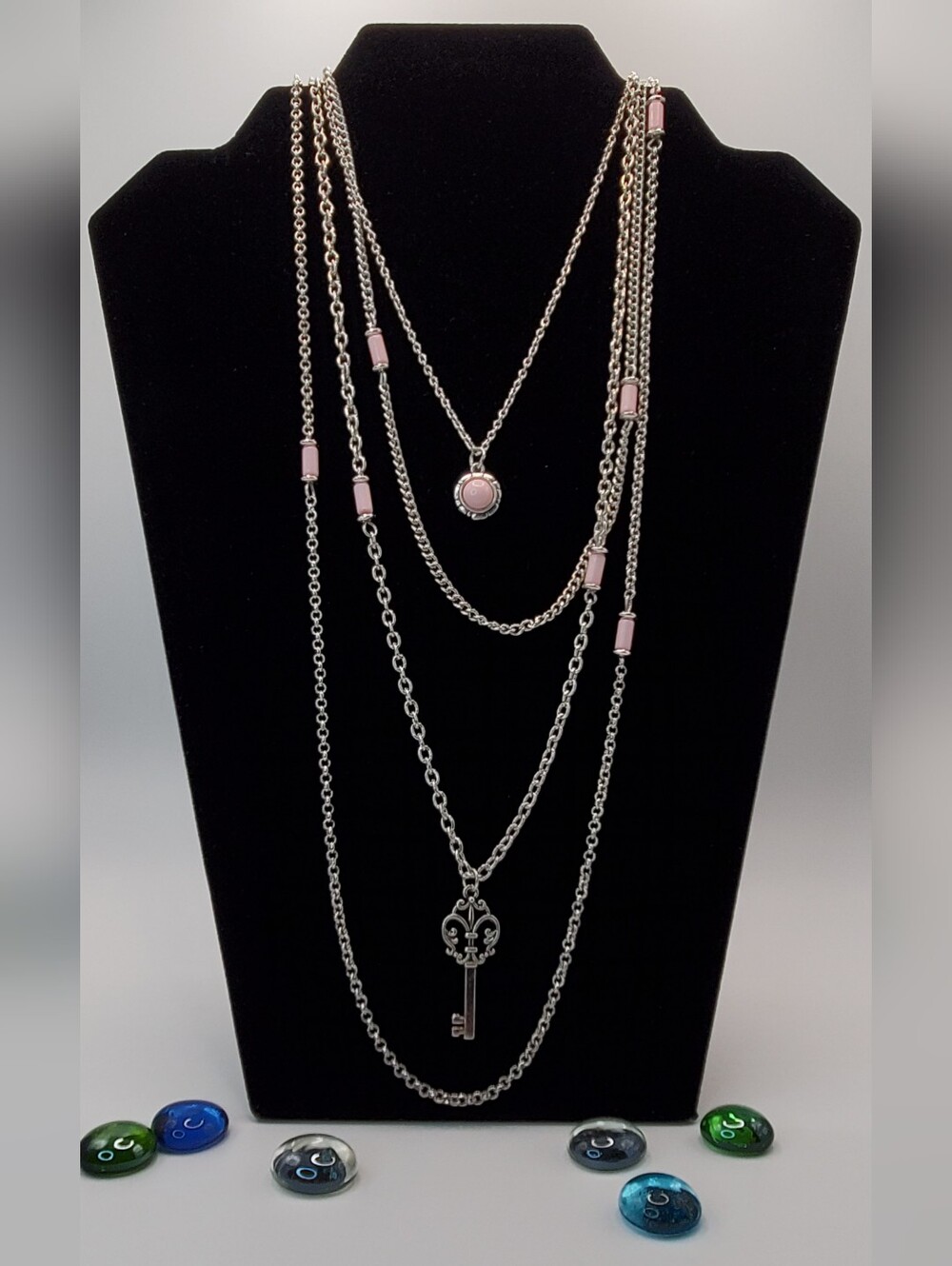 Paparazzi Necklace and Earrings Set (NL207)